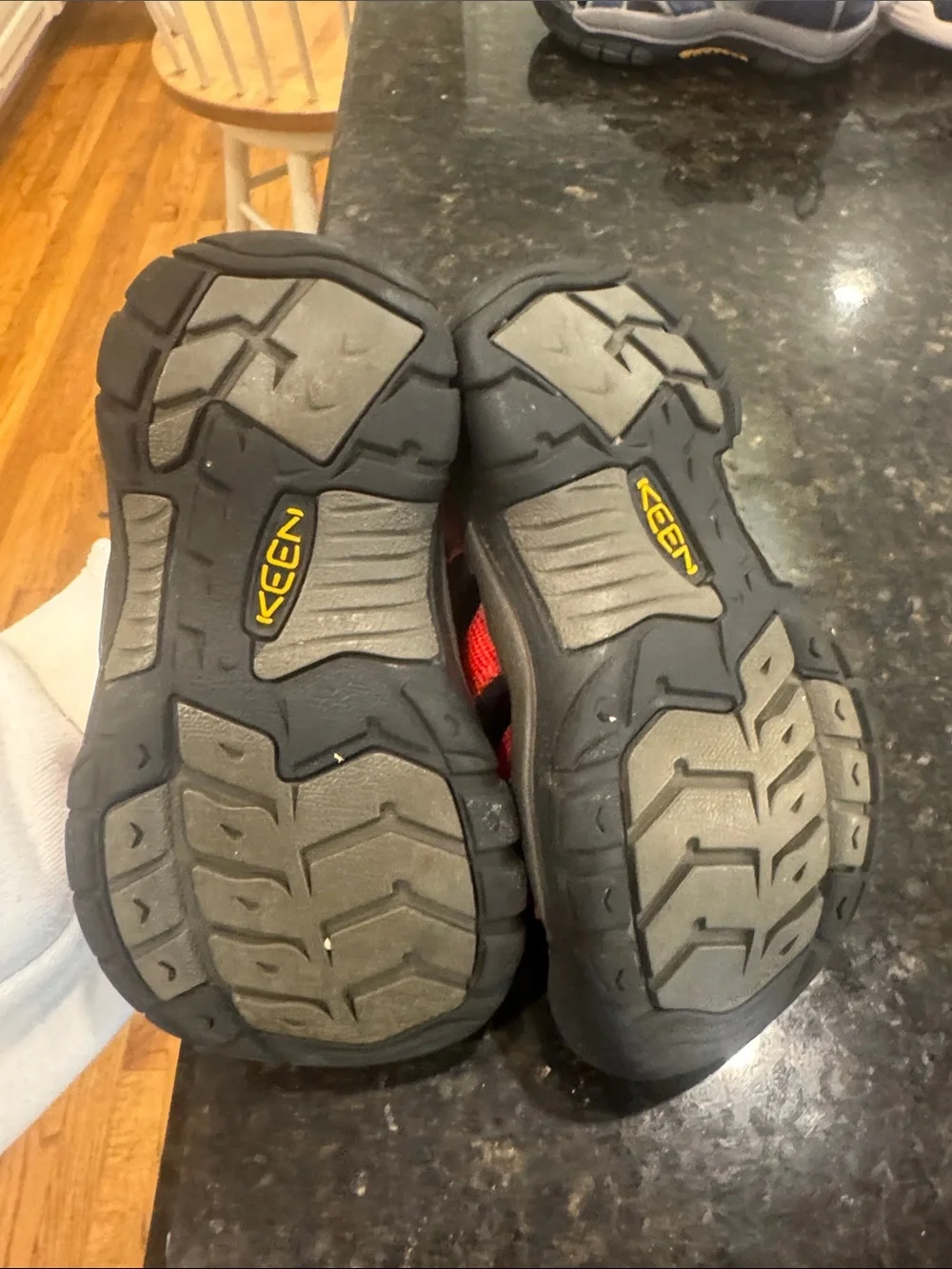Keen Kids Bright Red Closed-Toe Outdoor Sandals